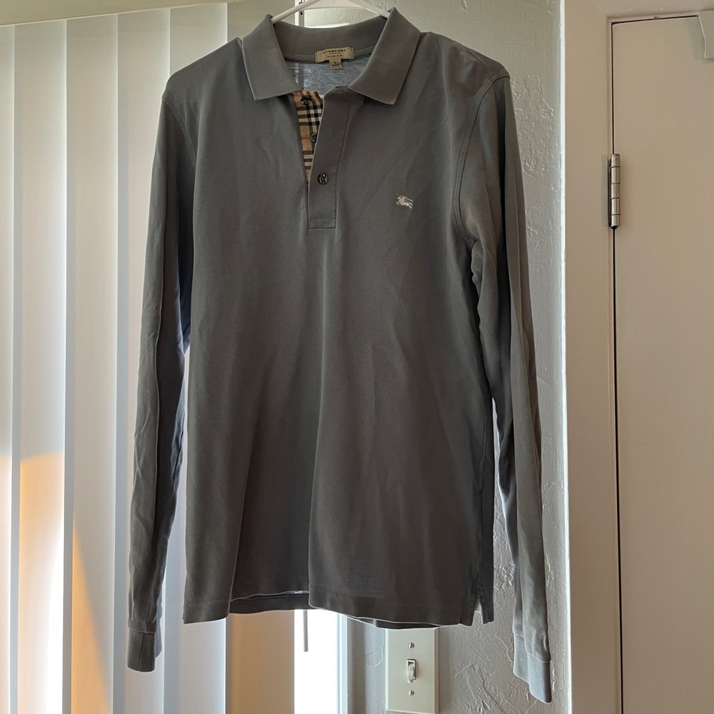 Burberry long sleeve shirt with collar